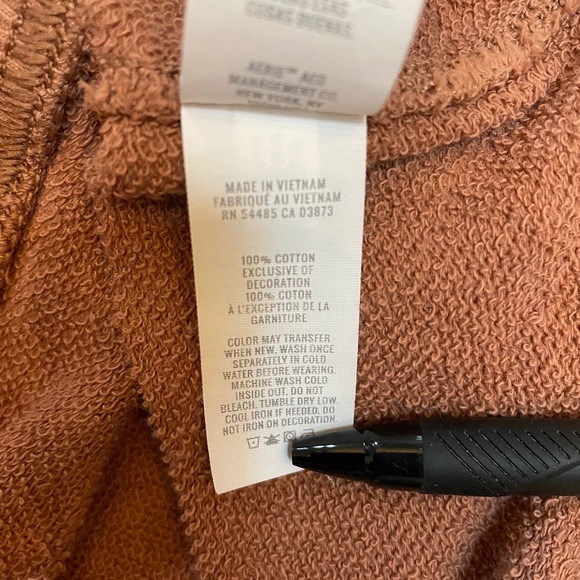 Aerie Brown oversized Sweatshirt, size XS - Picture 12 of 14
